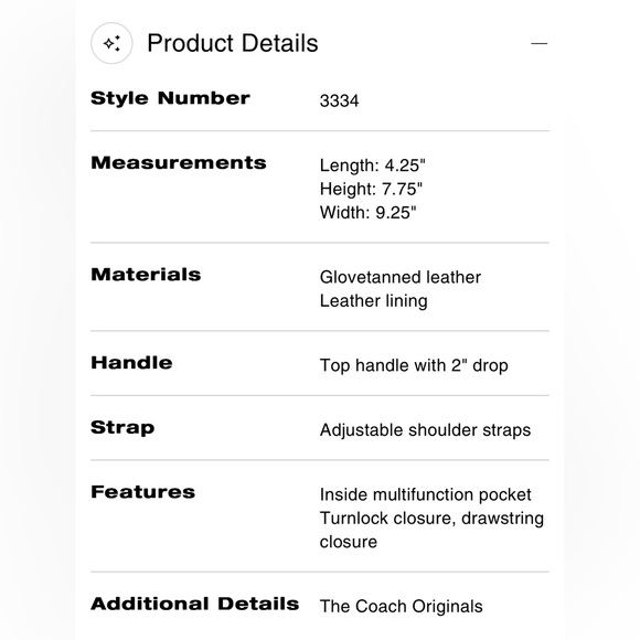 Coach Turnlock Backpack 3334 - Picture 16 of 16